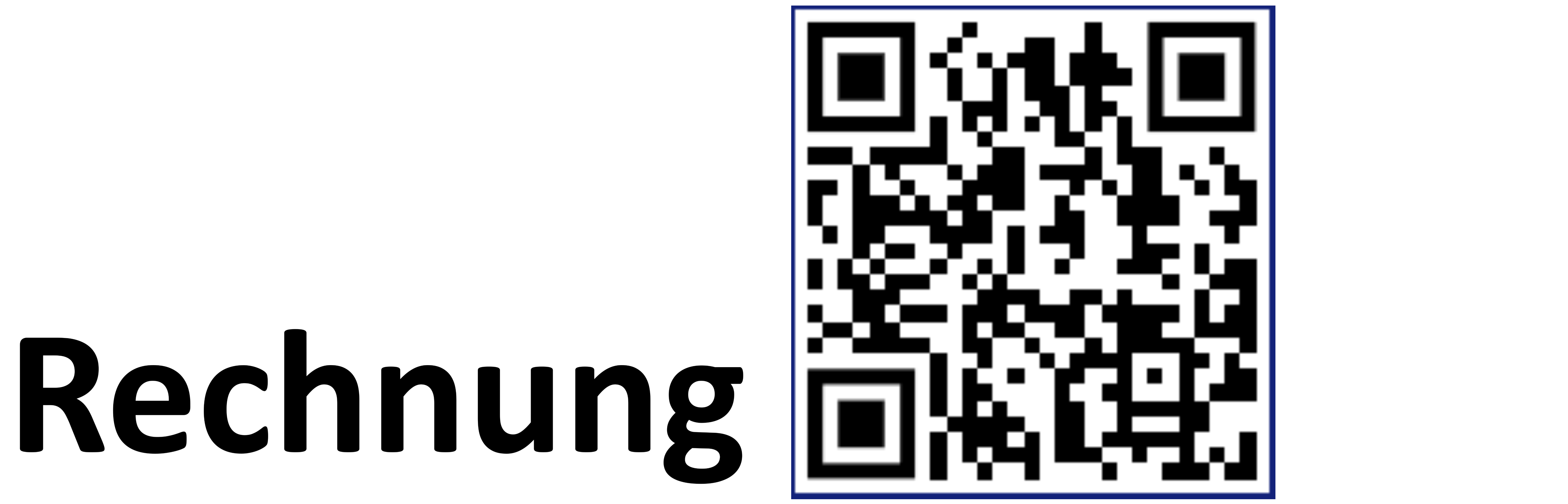 Rechnung inkl. QR-Code