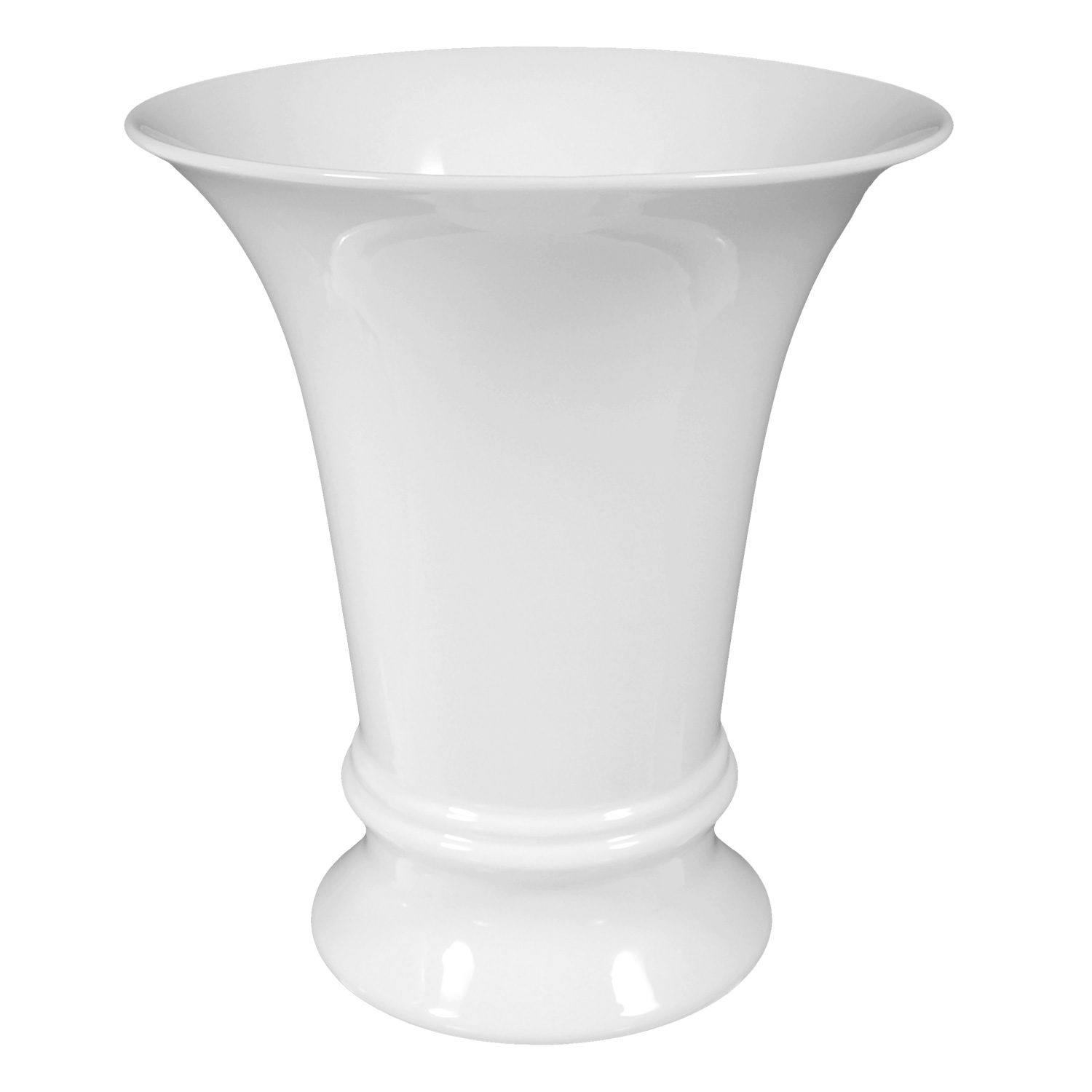 Weisse Vase Alt Thüringen von Königlich Tettau 23 cm