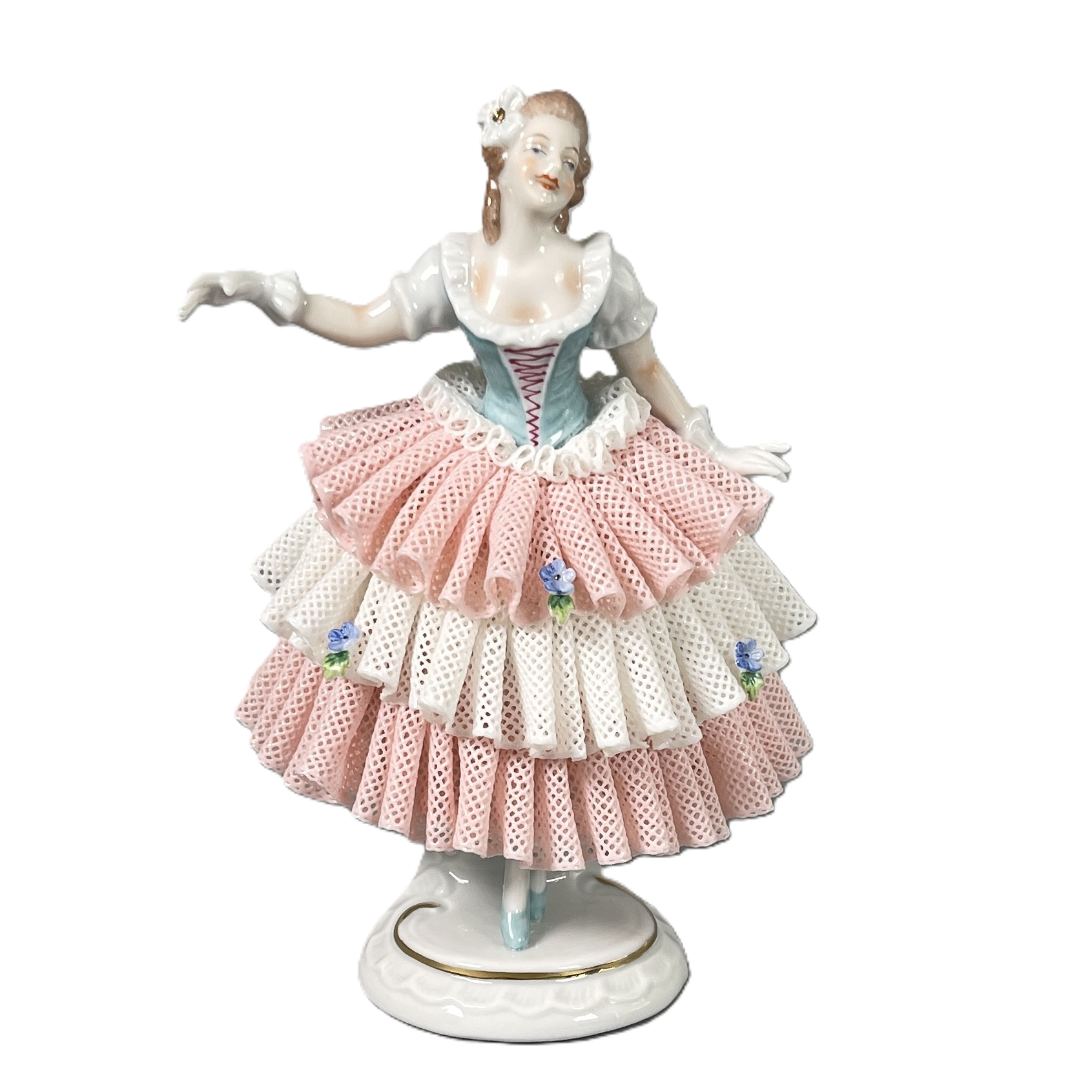 Tänzerin im Spitzenkleid (türkis) Tänzerin im Spitzenkleid (türkis)