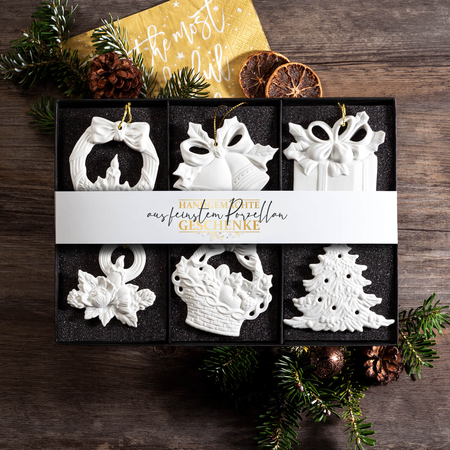 6er Set Weihnachtsanhänger 6er Set Weihnachtsanhänger