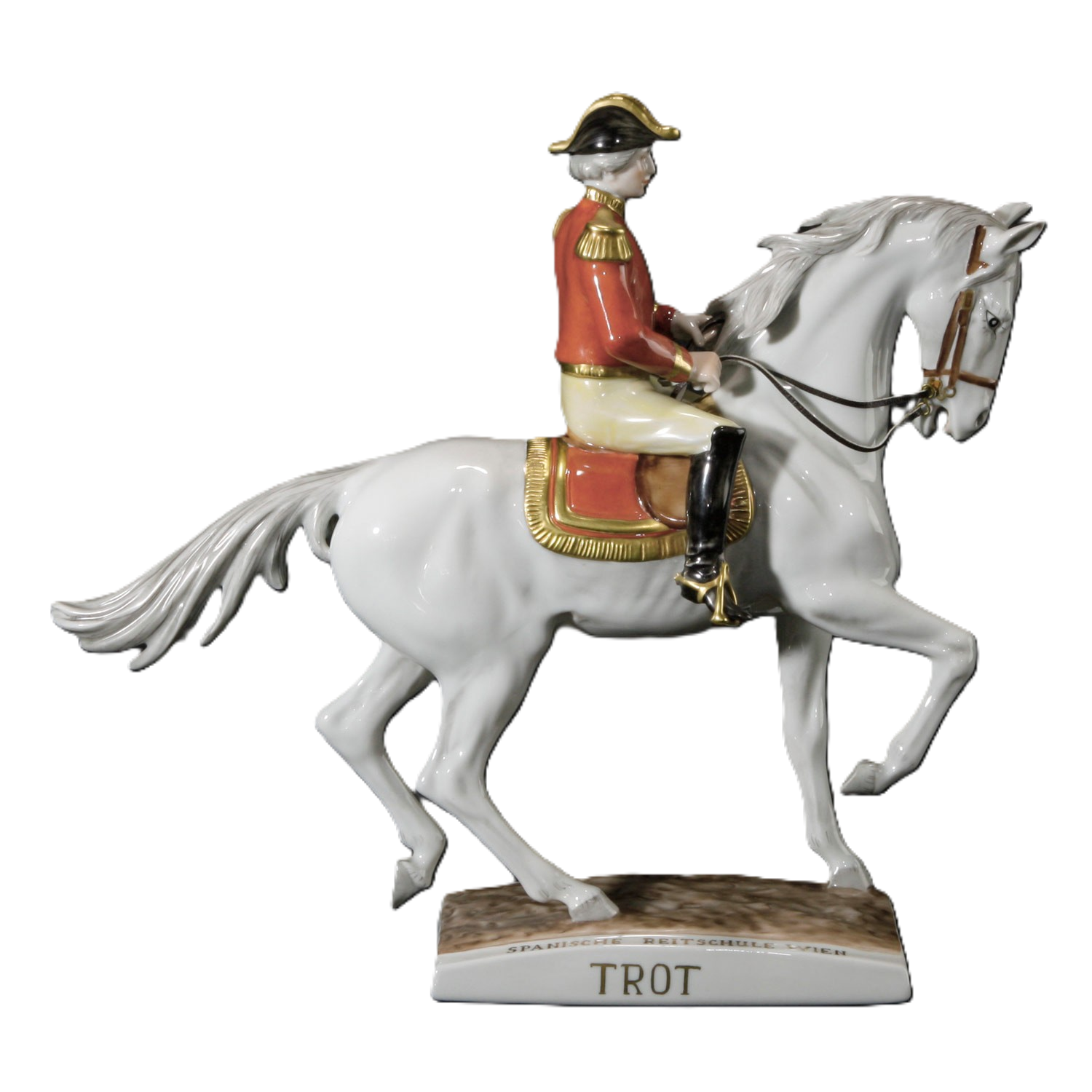 Trot, trabendes Pferd