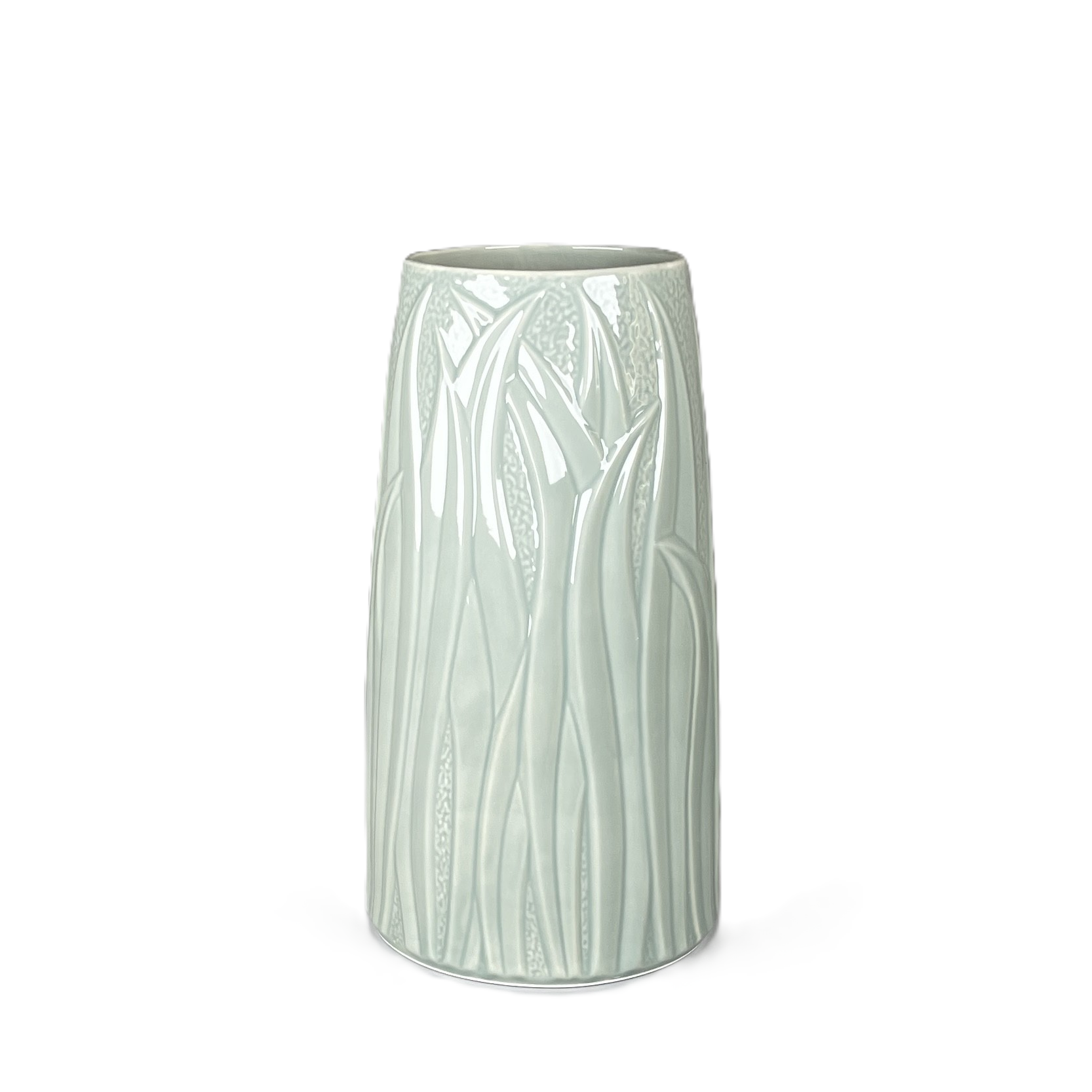 Vase GRAMINA salbeigrün 23cm