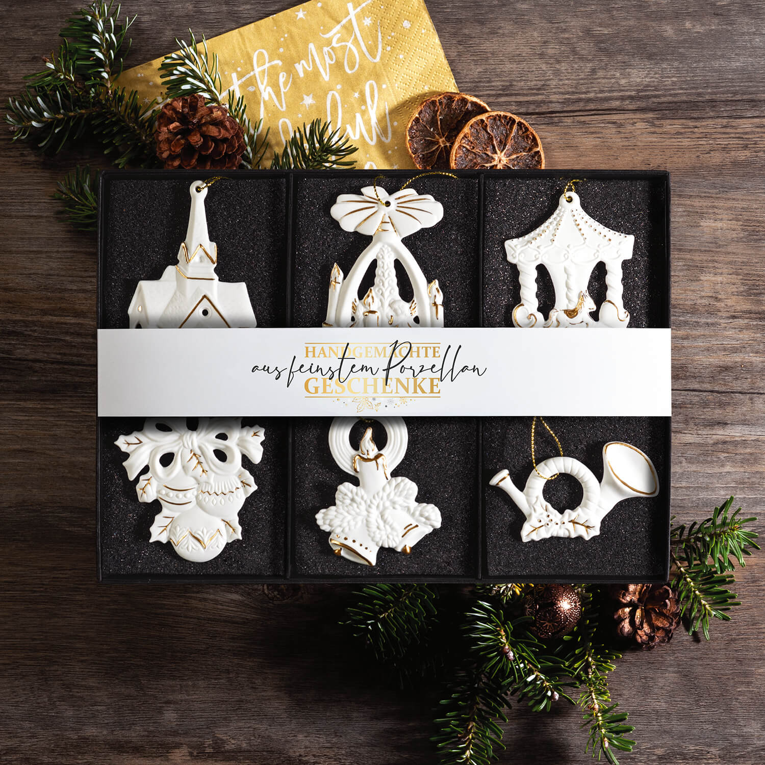 6er Set Weihnachtsanhänger 6er Set Weihnachtsanhänger