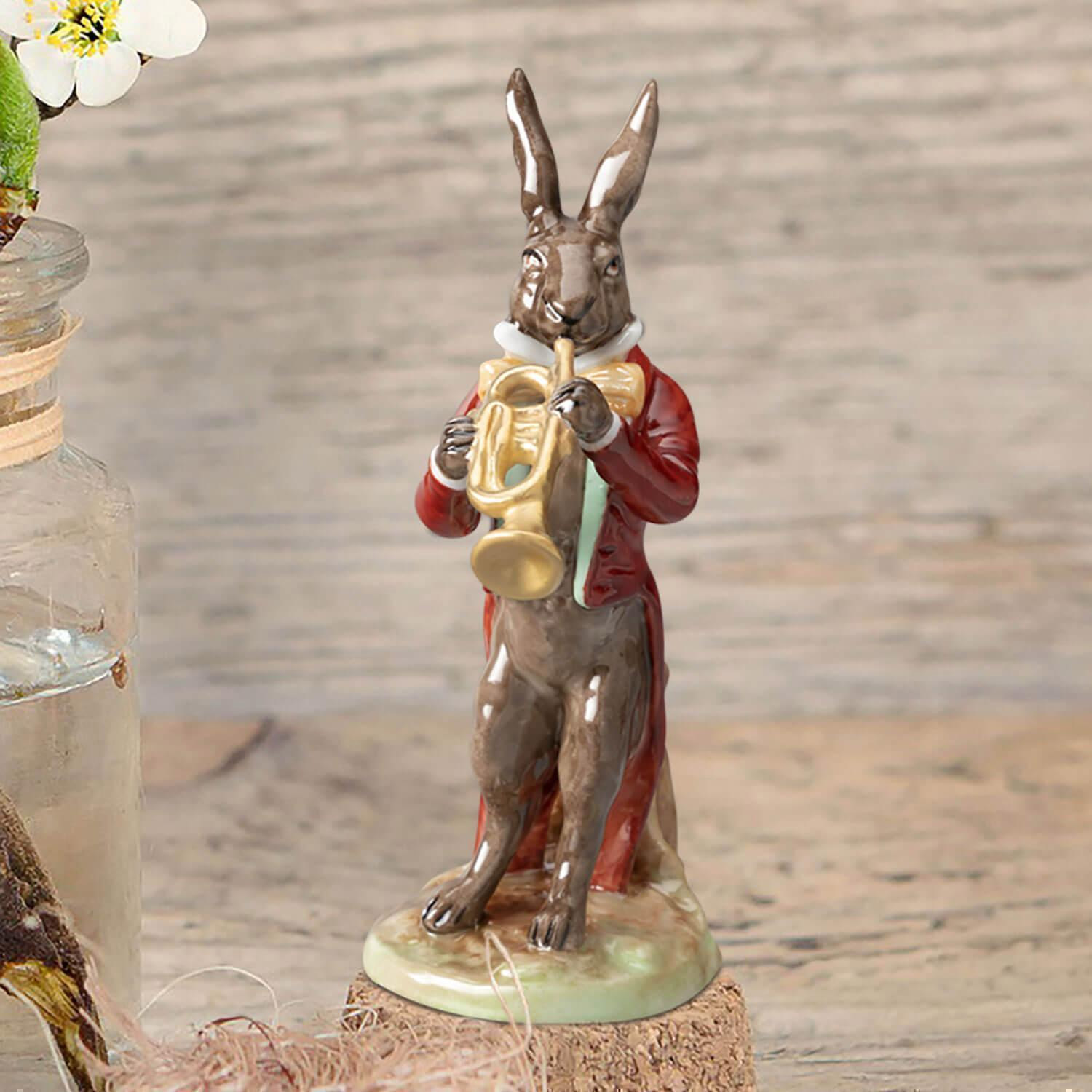 Hase mit Trompete Hase mit Trompete