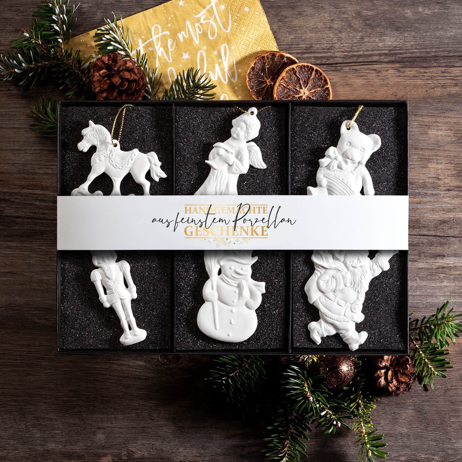 6er Set Weihnachtsanhänger 6er Set Weihnachtsanhänger