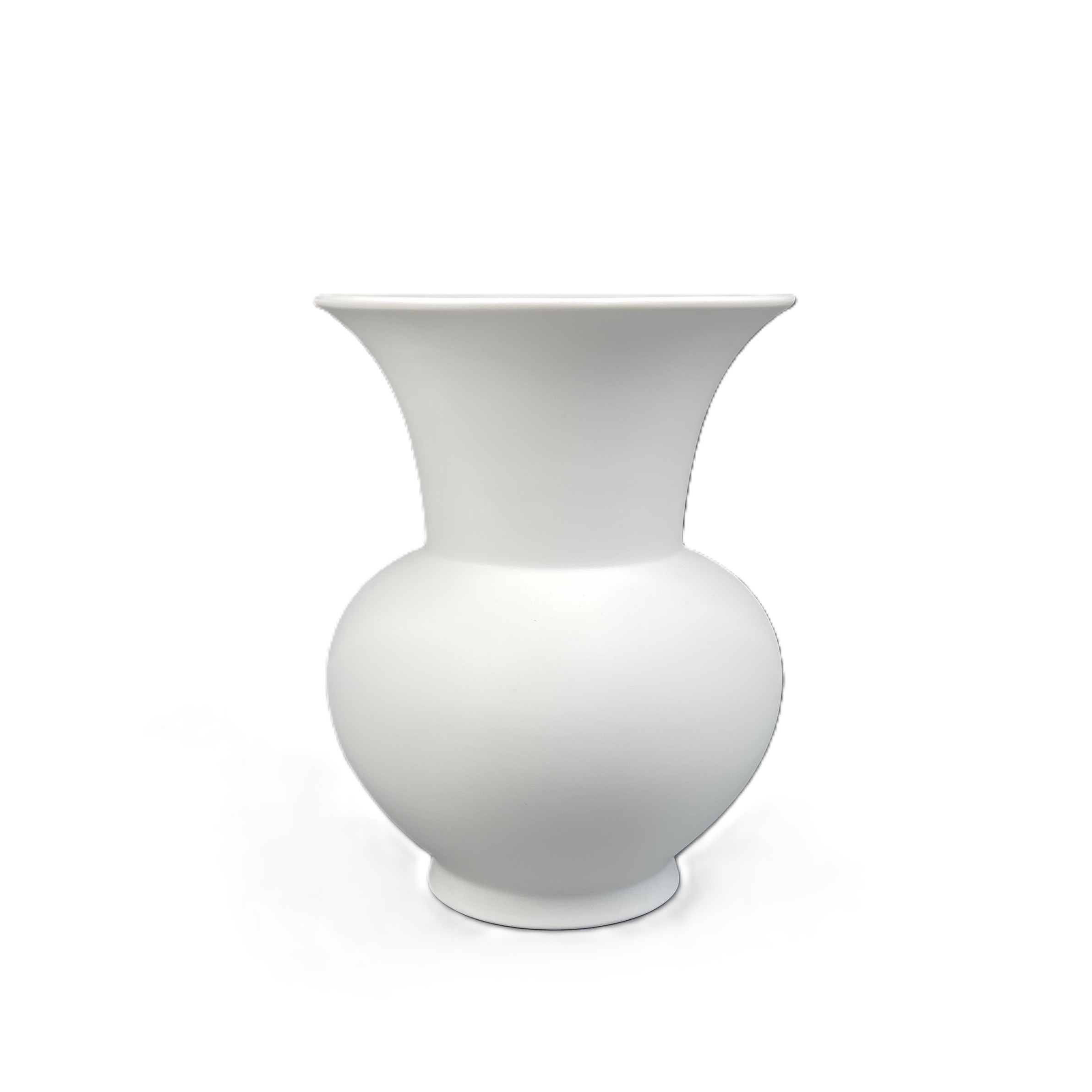 Vase 1961, 19cm, bisquit weiß