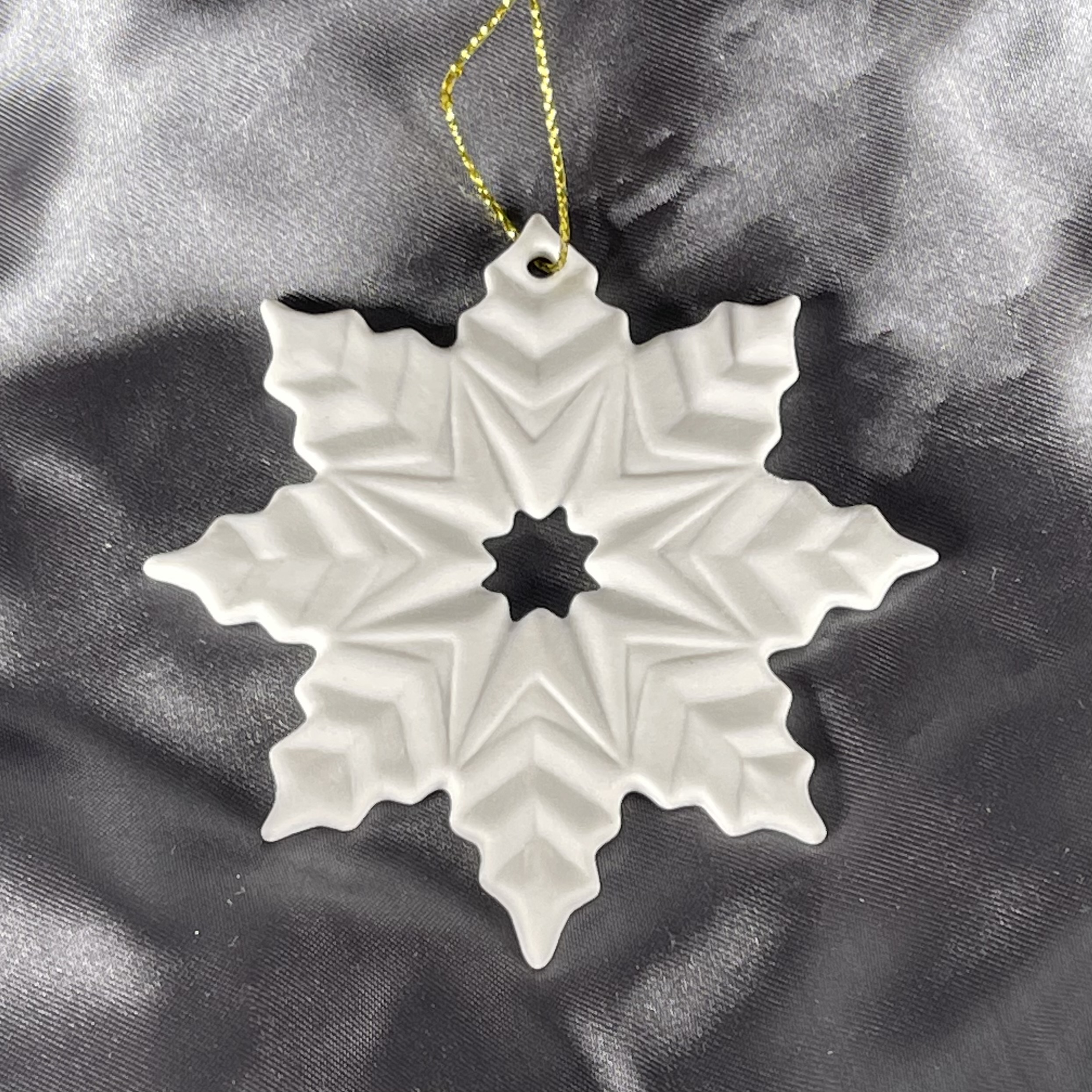 Christmas pendant snow crystal 4BIS