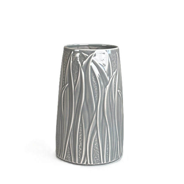 Vase GRAMINA perlgrau 19cm