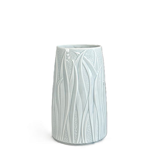 Vase GRAMINA arktisblau 19cm