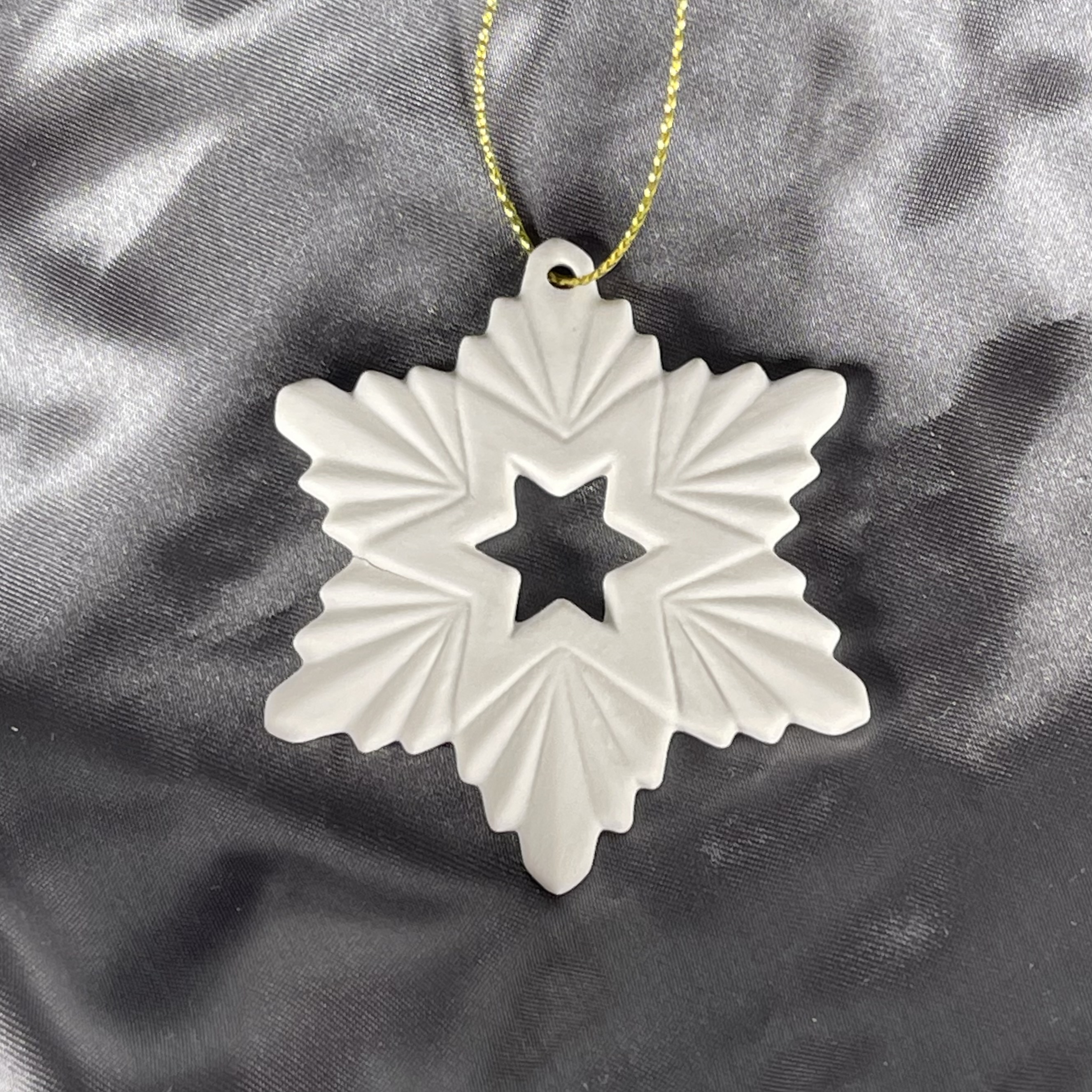 Christmas pendant snow crystal 3BIS