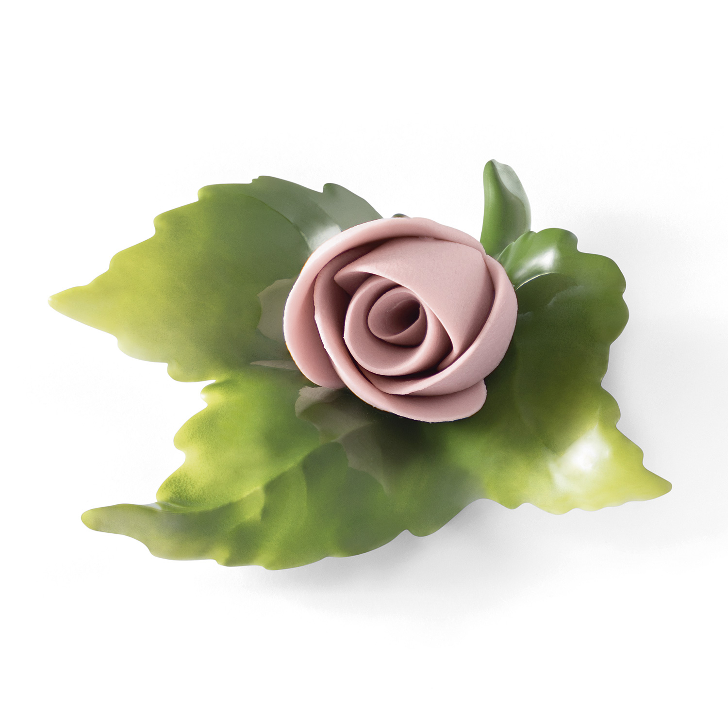 Blume aus Porzellan - Knospe rosa Porzellanknospe rosa von Unterweissbacher Werkstätten für Porzellankunst