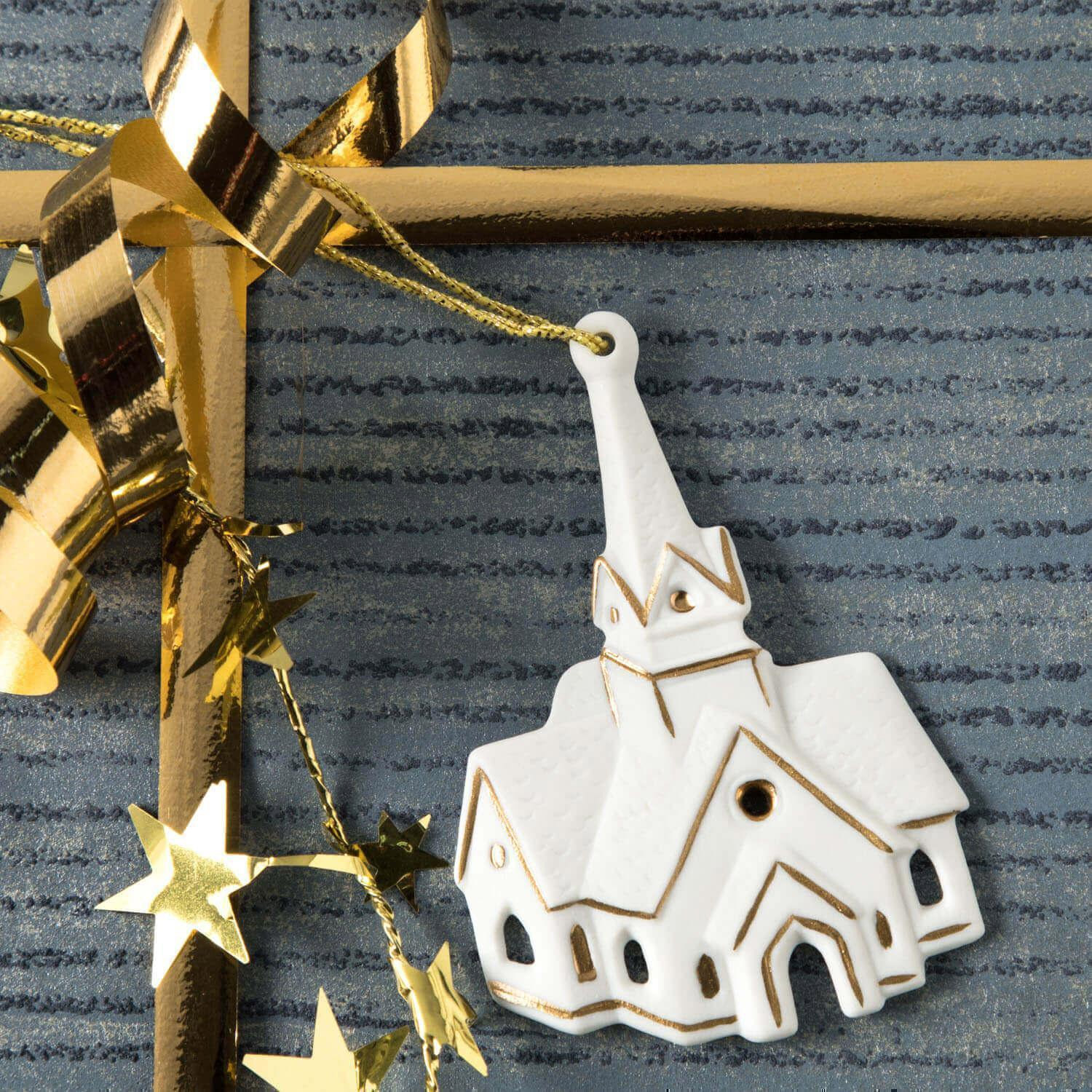 Christmas pendant, church