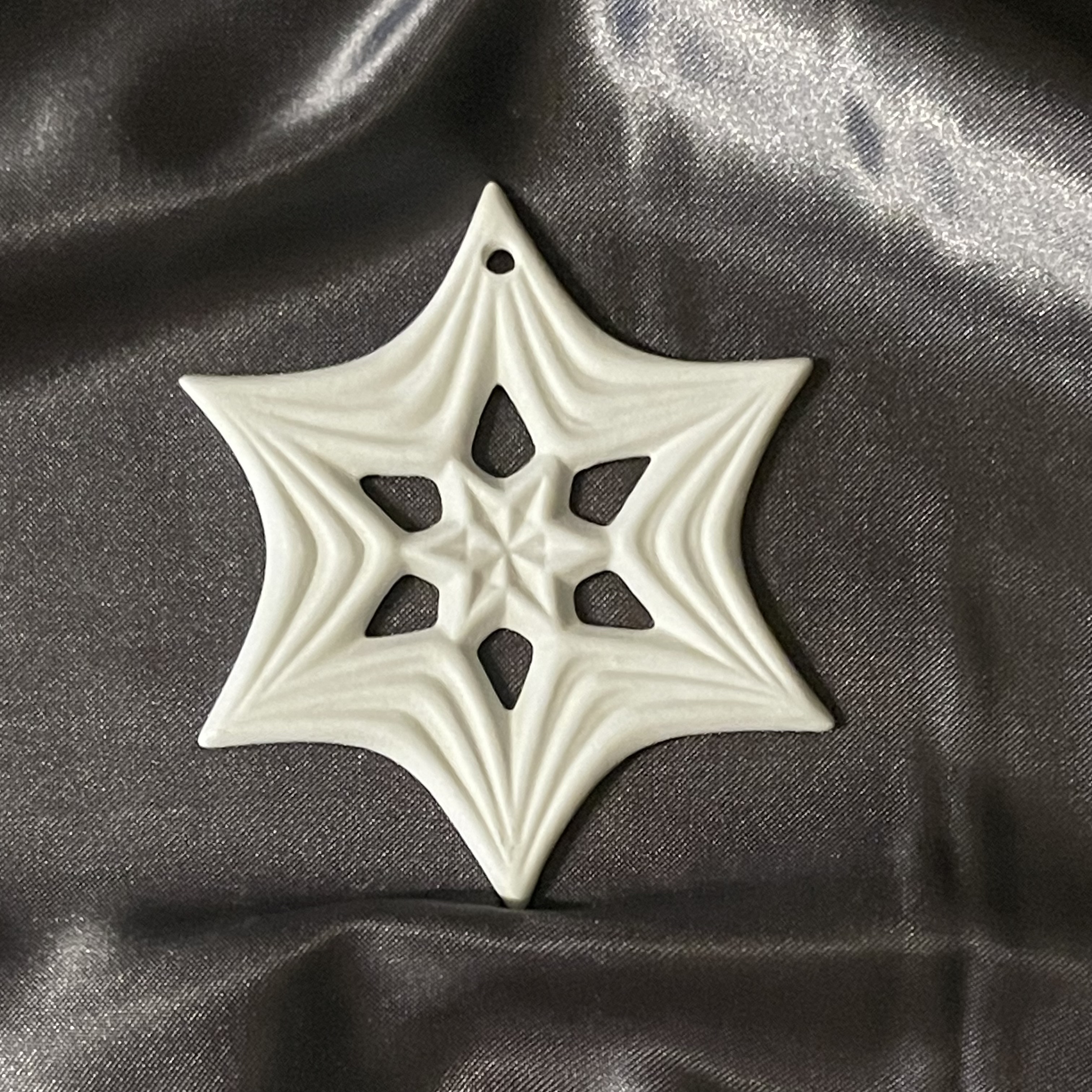 Christmas pendant snow crystal 6BIS