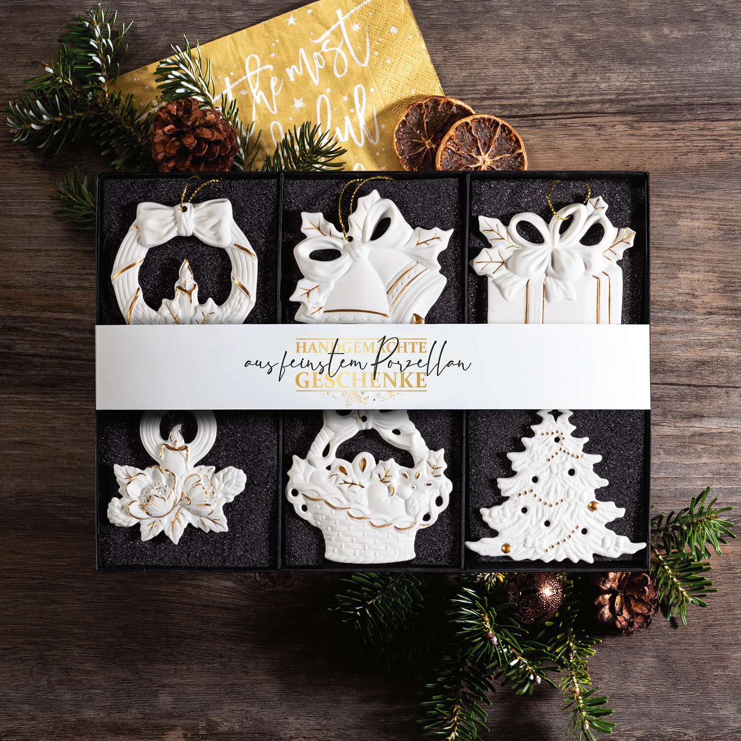 6er Set Weihnachtsanhänger 6er Set Weihnachtsanhänger