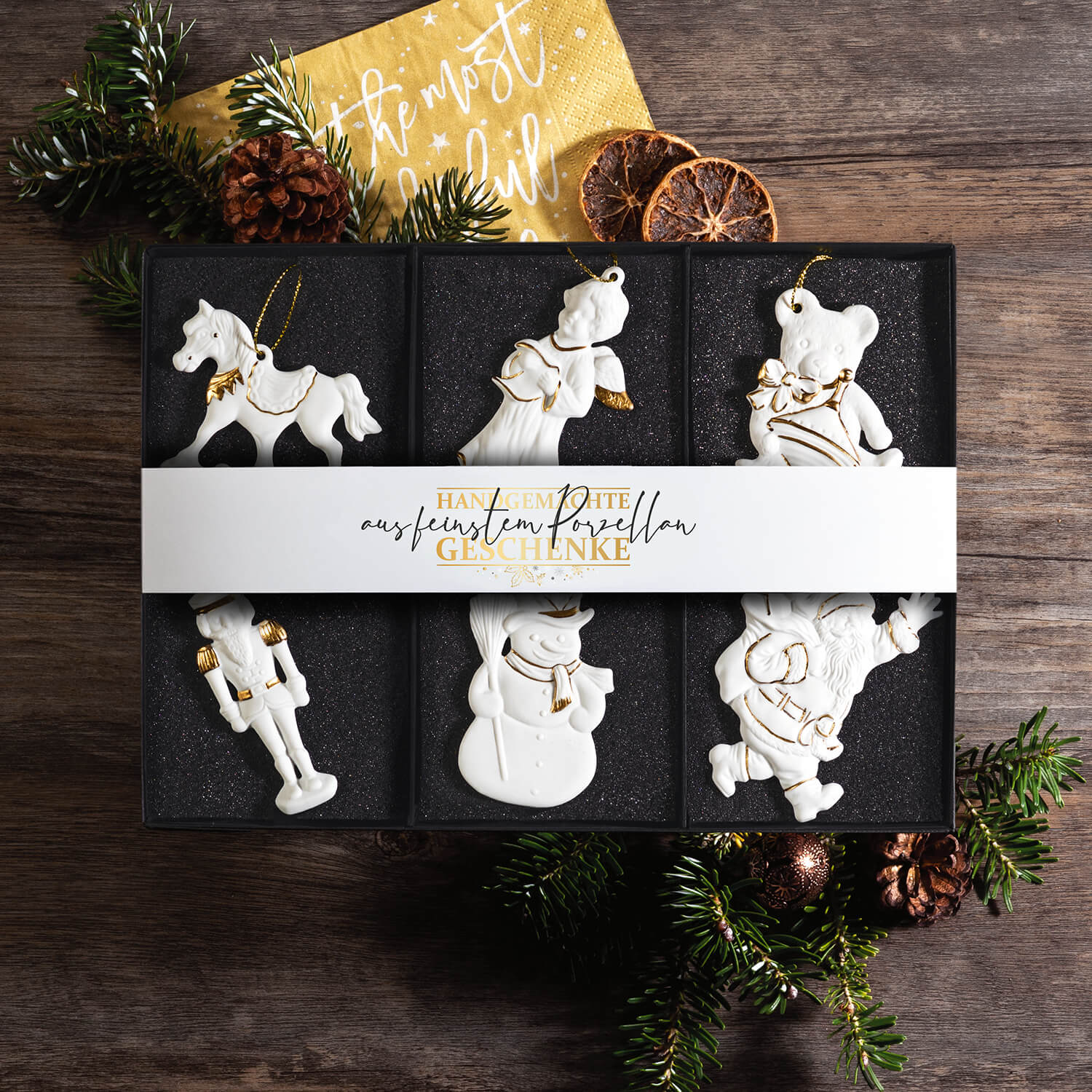 6er Set Weihnachtsanhänger 6er Set Weihnachtsanhänger