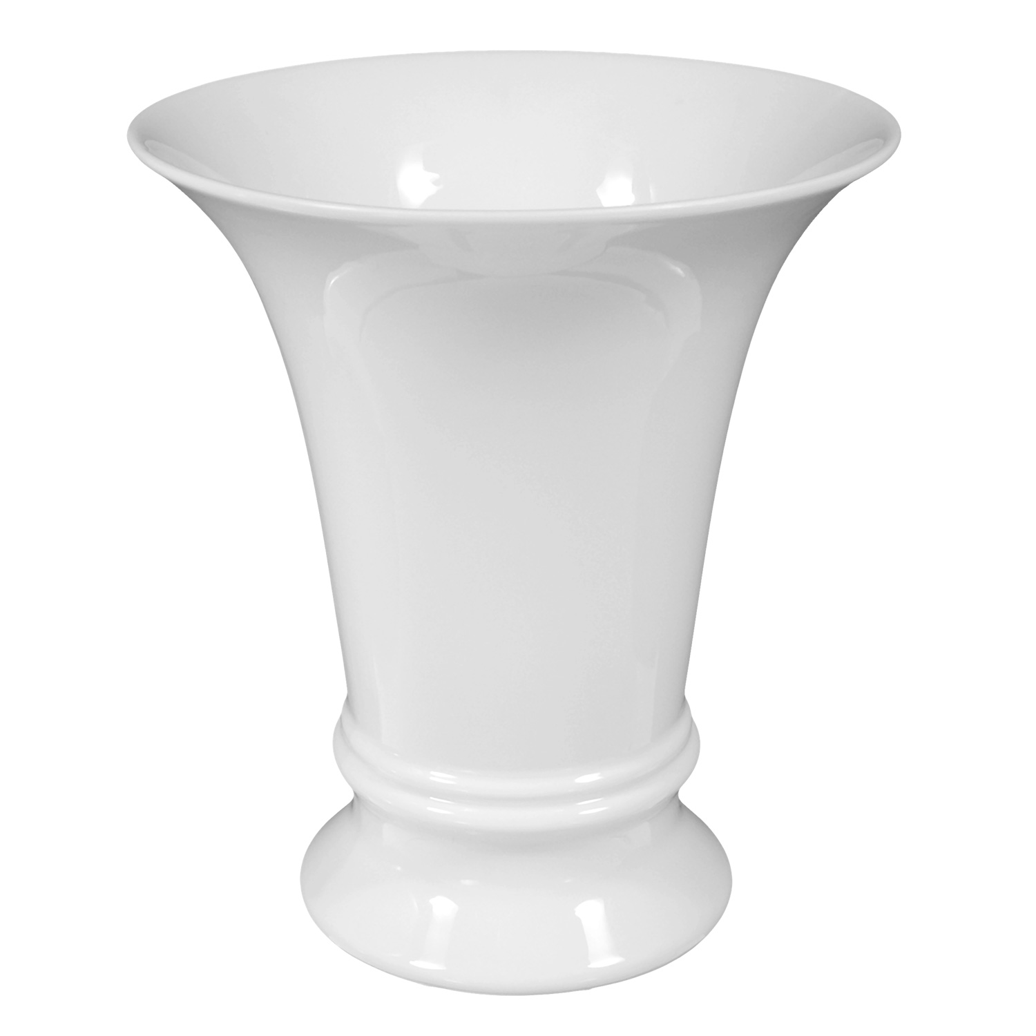 Weisse Vase Alt Thüringen von Königlich Tettau 19 cm