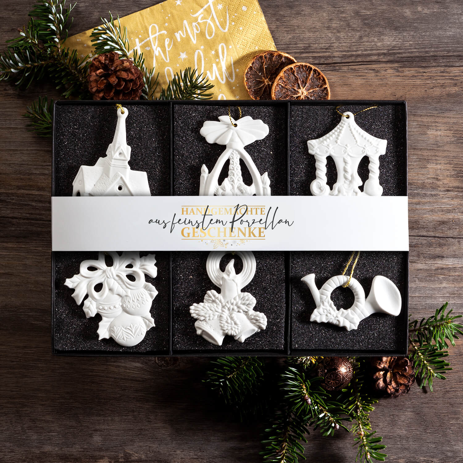 6er Set Weihnachtsanhänger 6er Set Weihnachtsanhänger