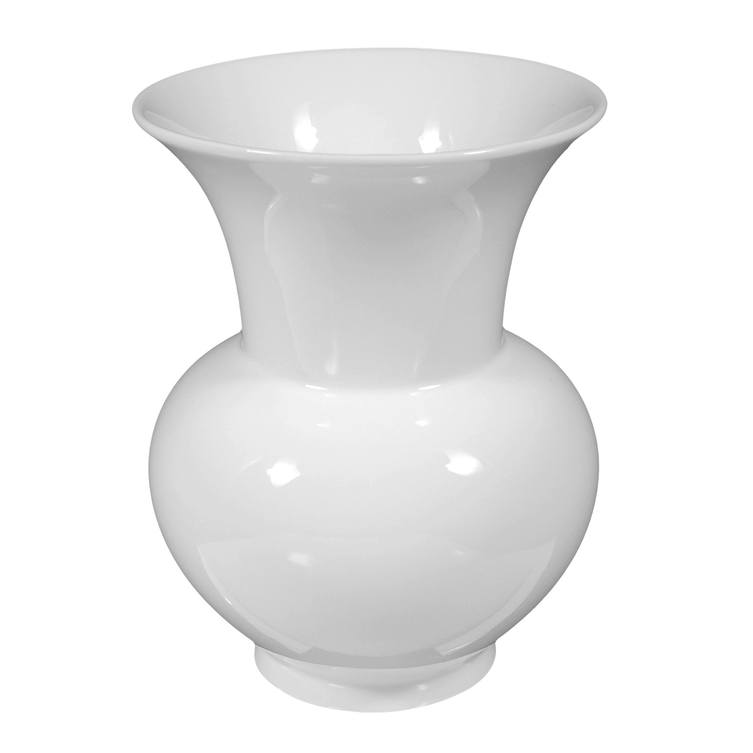Weisse Vase 1961von Königlich Tettau 19 cm