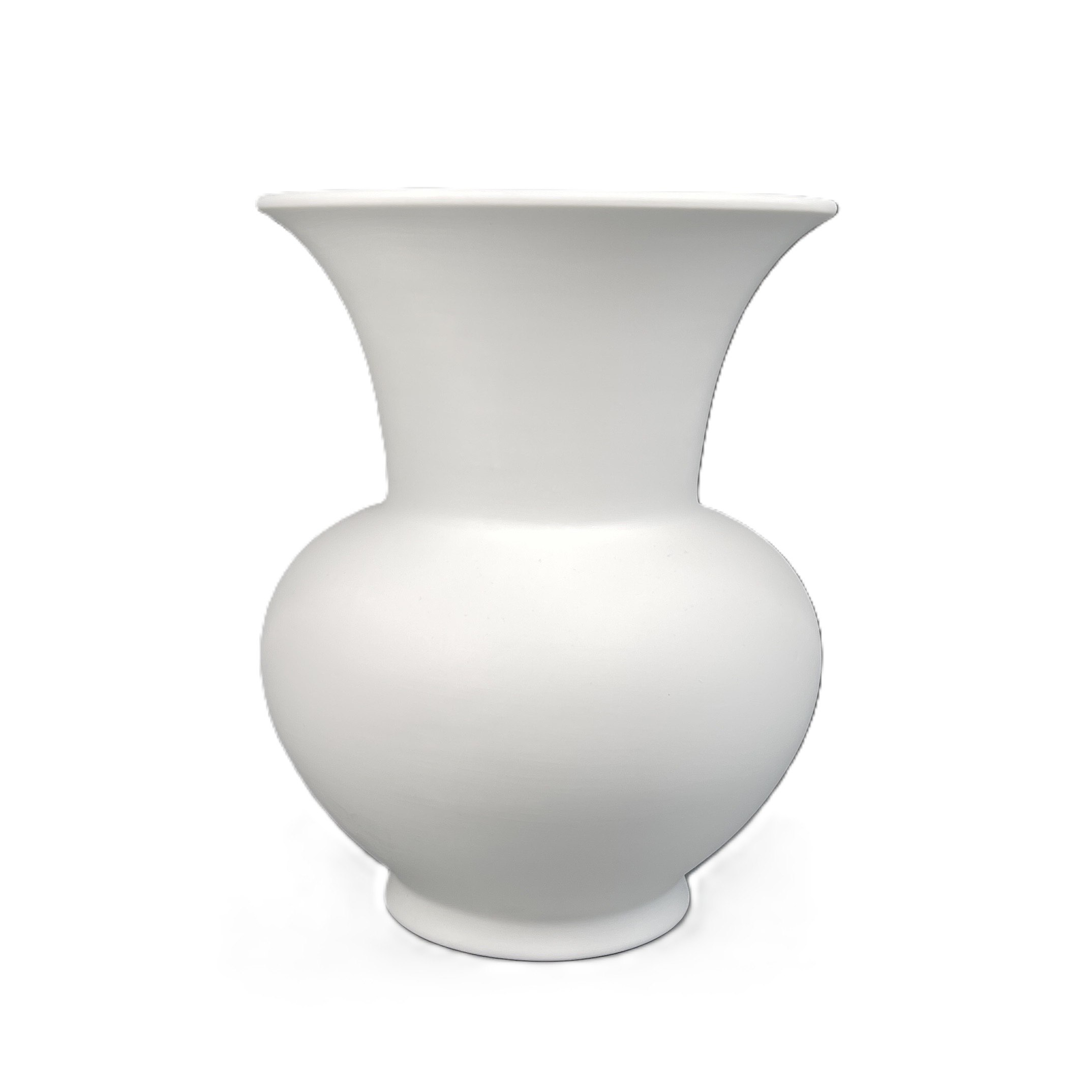 Vase 1961, 23cm, bisquit weiß