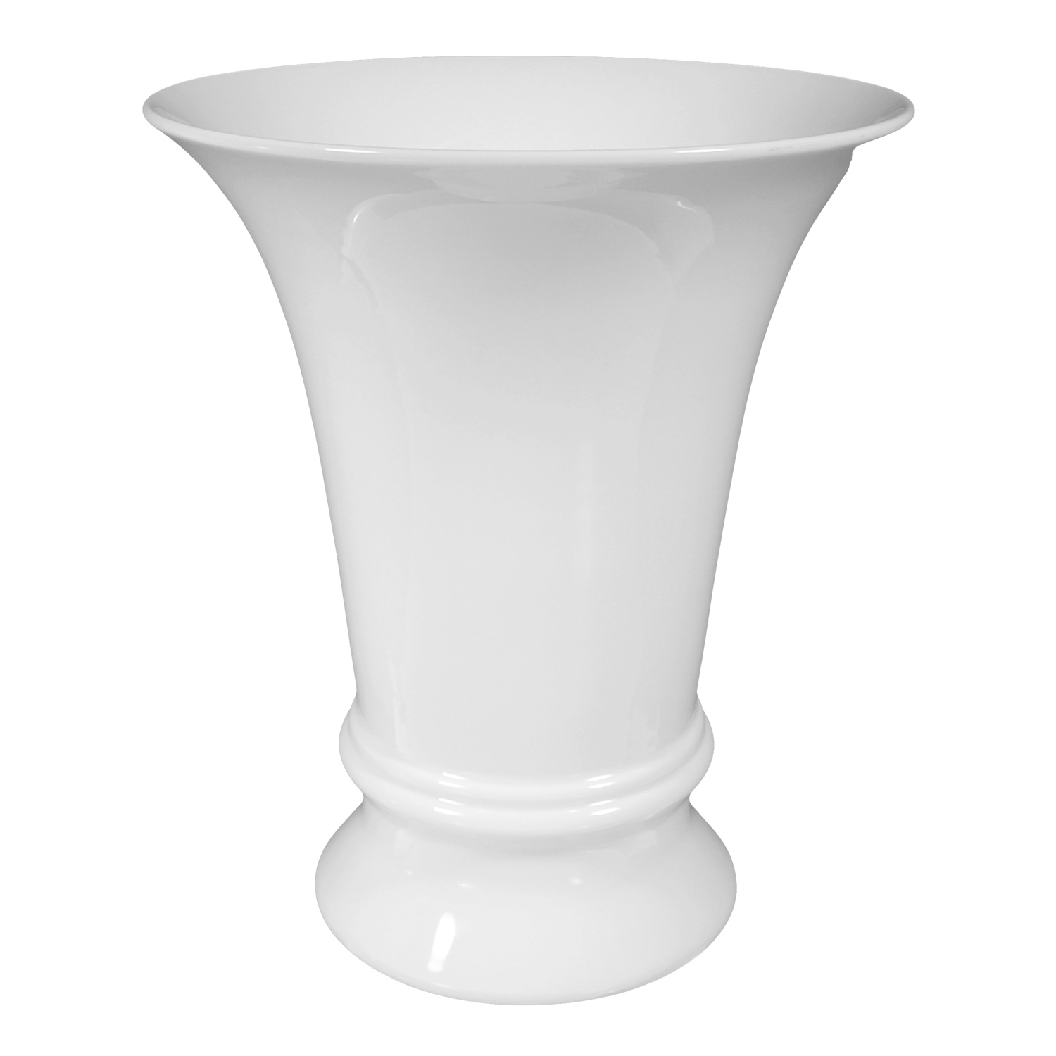 Weisse Vase Alt Thüringen von Königlich Tettau 27 cm