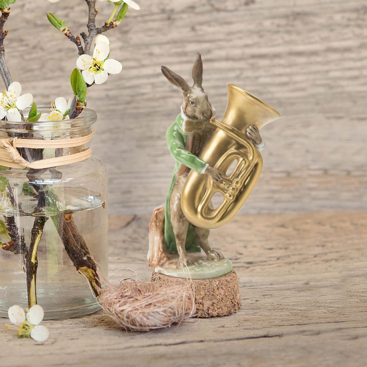 Hase mit Tuba Hase mit Tuba