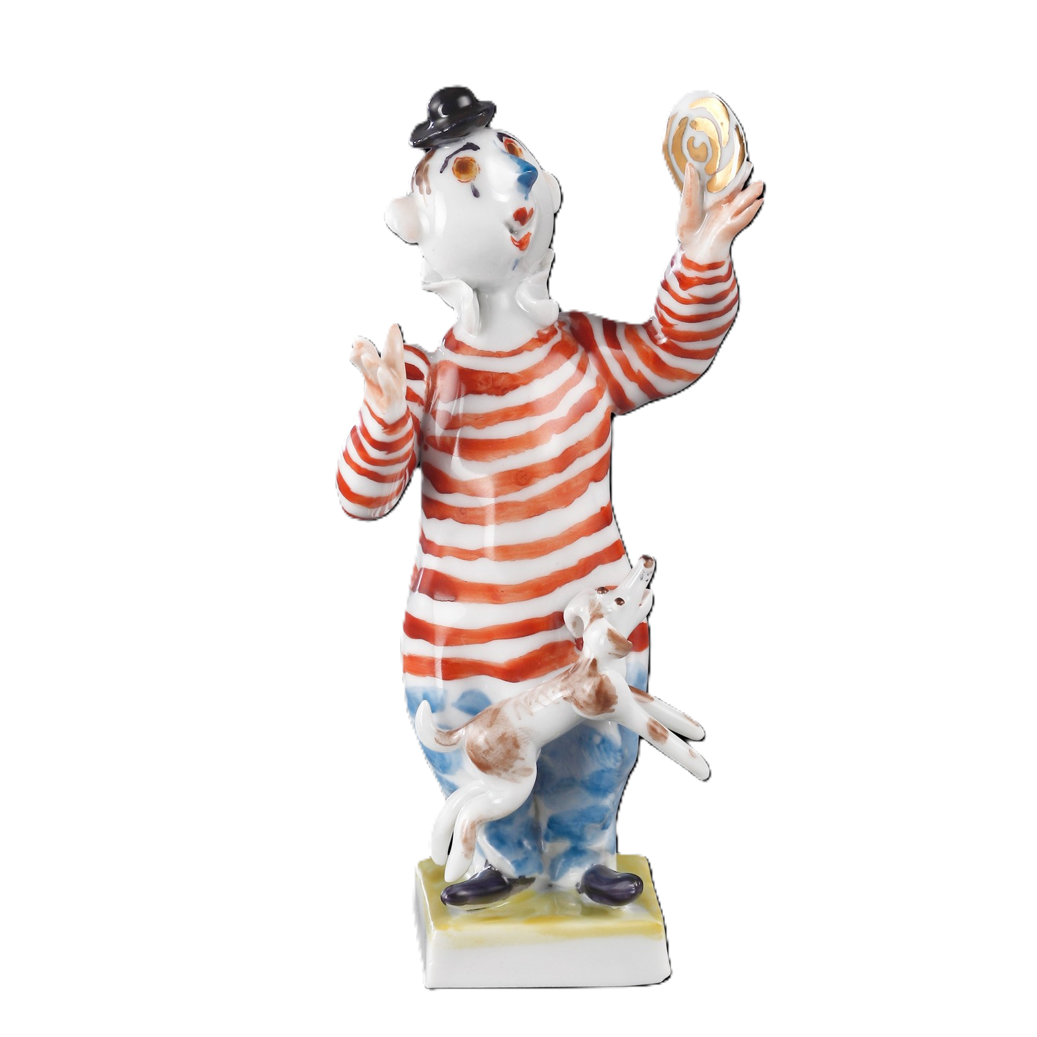 Kleiner Clown mit Hund