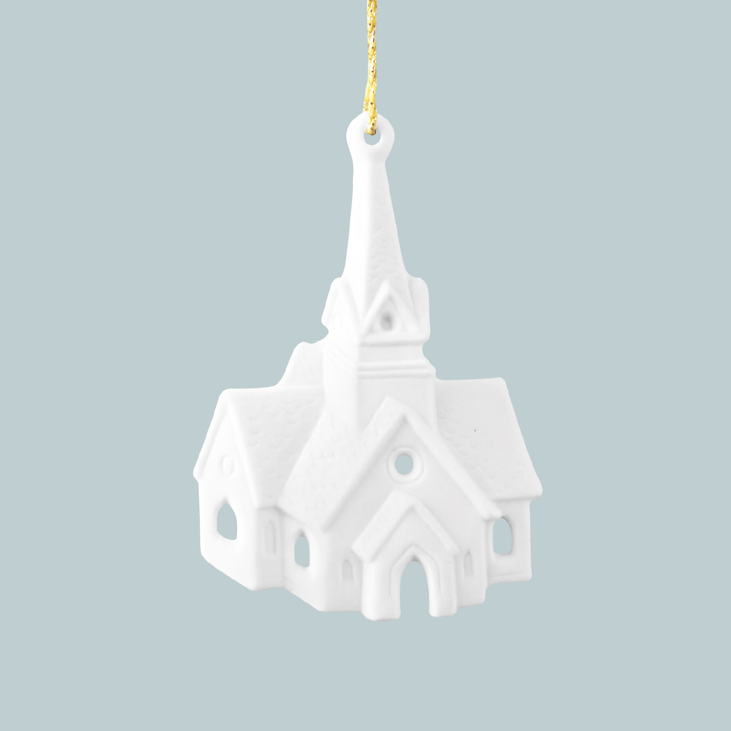 Christmas pendant, church